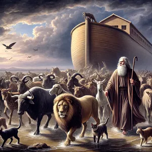 19. Di tutto ciò che vive, di ogni carne, fanne entrare nellarca due di ogni specie per conservarli in vita con te; siano maschio e femmina.
