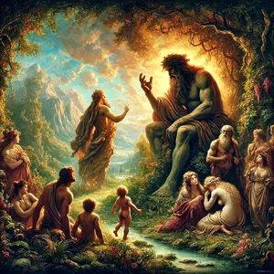 4. In quel tempo cerano sulla terra i giganti, e ci furono anche dopo, quando i figli di Dio si univano alle figlie degli uomini ed esse partorivano loro dei figli. Questi sono gli uomini potenti che, fin dai tempi antichi, sono stati famosi.