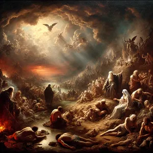 5. Il SIGNORE vide che la malvagità degli uomini era grande sulla terra e che tutti i disegni dei pensieri del loro cuore non erano altro che male in ogni tempo.