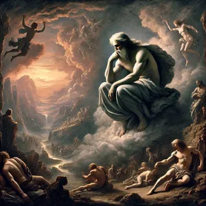 6. E il SIGNORE si pentì di aver fatto luomo sulla terra e se ne addolorò in cuor suo.